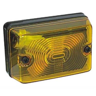 Imagem de Lanterna Lateral Amarelo compativel Recrusul Lente Gf008 Medidas A56 X C86 X P34