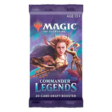Imagem de Magic The Gathering Commander Legends Booster Pack - 2 Legends - Total 20 MTG Cards (1 Draft Booster)