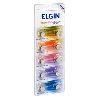 Imagem de 150 Pilhas Baterias LR41 192 Alcalina Elgin 15 Cartelas C/ 10 Unidades