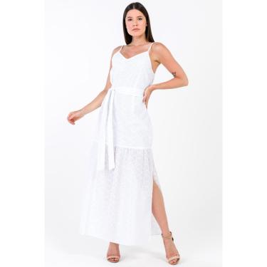 Imagem de Vestido Longo Laise Algodão Branco-GG-Feminino