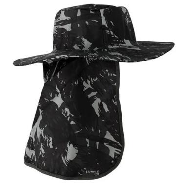 Imagem de Chapeu Pescador Com Proteção - Preto Militar