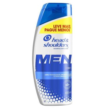 Imagem de Shampoo Anticaspa Head & Shoulders Men 3 em 1 650ml