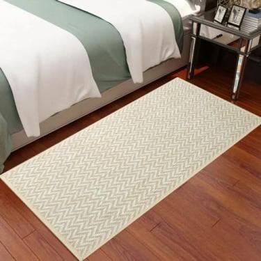 Imagem de TAPETE PORTA SISAL BEGE BEIRA DE CAMA 0,80 X 0,50