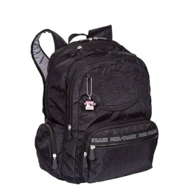 Imagem de Mochila G 2 Compartimentos Paul Frank T03 Preto Sestini 075763-01