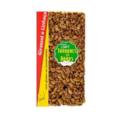 Imagem de Torrone de Girassol e Linhaça Dona Mary 32g