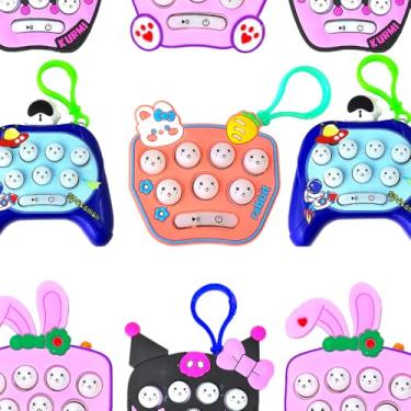 Imagem de 10 Pop It Eletronico Brinquedo Anti-Stress Sensorial Relaxante Divertido para Crianças e Adultos Jogo De Apertar Pop Mania Fidget Toys Seguro