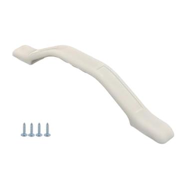 Imagem de Maçaneta de assistência para porta de RV, barra de apoio para maçaneta de porta de RV | Alça de apoio externa para RV | Trilhos para RV resistentes e elegantes e antiderrapantes com 4 parafusos para d