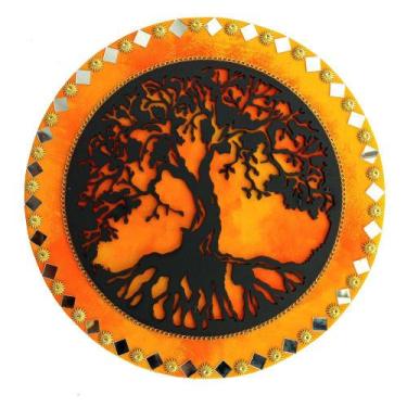 Imagem de Mandala Árvore da Vida/Família 26cm - Aqui Tem Magia