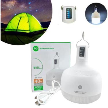 Imagem de Lâmpada Led de Emergência Portátil 48W com Modos Ajustáveis e Carregam