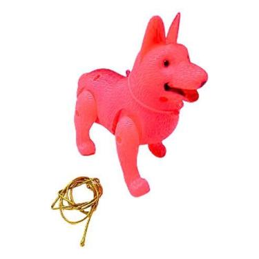 Imagem de Lobinho Cachorro Late Anda Acende Luz Cachorrinho - Romã Atacado, Pink