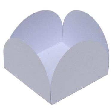 Imagem de 100 Caixas Para 3 Brigadeiro Visor 300 Forminha Bombom Trufa - Gráfica