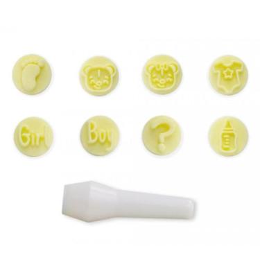 Imagem de Kit 8 Carimbos para Doces Baby Amarelo Bluestar - BLUE STAR