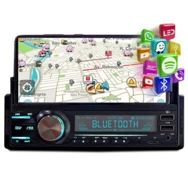 Imagem de Som Automotivo Com Suporte Para Celular E Carregador 2 Usb - Seven