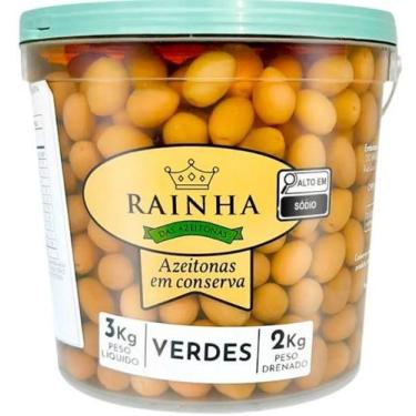 Imagem de Azeitona Verde com Caroço 2kg - Rainha