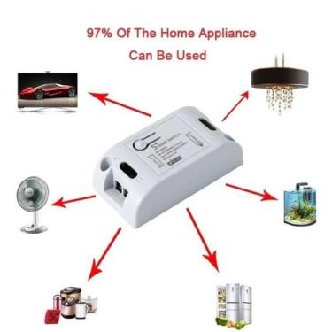 Imagem de Interruptor  Wifi Automação Residencial Wifi Kit C/2 Tecnologia Prátic