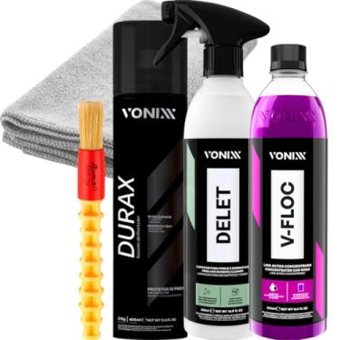 Imagem de Durax 400ml Vonixx Pretinho Brilho Extremo Pneu Delet V-floc