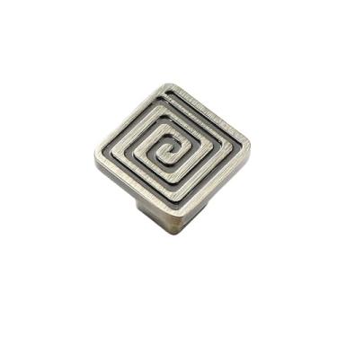 Imagem de Puxadores e maçanetas de porta antigos, puxadores de gaveta de metal, puxadores e maçanetas de armário de cozinha vintage, puxadores de móveis, ferragens, 674, furo único