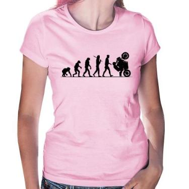 Imagem de Baby Look Evolução do Grau XJ6 - Foca na Moda, Rosa bebê, GGG