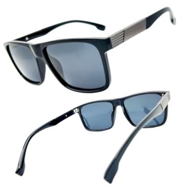 Imagem de Óculos de Sol Joachim Masculino, Esportivo, Polarizado, Retangular, UV400, Ideal para Pesca e Condução (Cor 4)