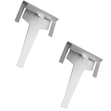 Imagem de Dlh Western Clipe de evaporador de geladeira de substituição compatível com geladeiras Samsung DA61-06796A, pacote com 2