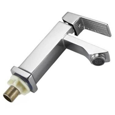 Imagem de Toneira Banheiro Monocomando Preto Luxo Bancada Pia Moderna Lavabo Lav