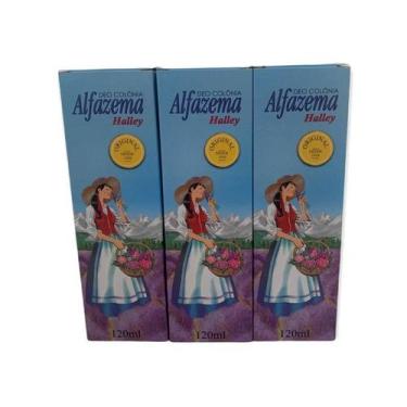 Imagem de Kit contendo 3 Deo-Colonia Alfazema Halley Original 120 ml - META ATAC