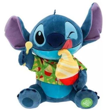 Imagem de Pelucia Disney STITCH ATTACKS SNACKS Sorvete de Abacaxi 25CM FUN