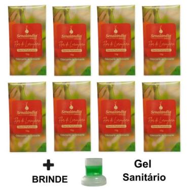 Imagem de 8 Sachê Perfumado Aromatizador Gaveta Flor Laranjeira Cheirinho Senalâ