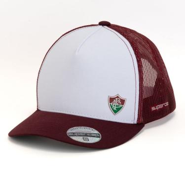 Imagem de Boné do Fluminense Aba Curva Supercap Trucker Snapback Adulto