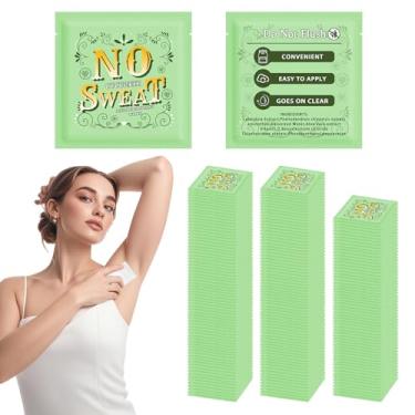 Imagem de BUAEL Desodorante de viagem 200 peças de desodorante lenços umedecidos e lenços corporais envolvem individualmente mini desodorante hipoalergênico axilas sudorese pepino e viagem para limpar a pele