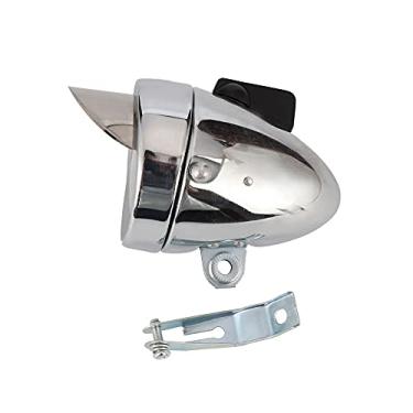 Imagem de Luz frontal de bicicleta LED vintage 1LED farol de bicicleta lanterna traseira super brilhante alto lúmens, tratamento de superfície galvanizado com suporte de montagem alimentado por bateria AAA (não