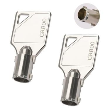 Imagem de Chave de máquina de lavar e secar roupa GR800 substituição para máquinas de lavar comerciais Speed Queen, chaves de máquina de lavar roupa substituem chaves de bloqueio GR800, 2 peças