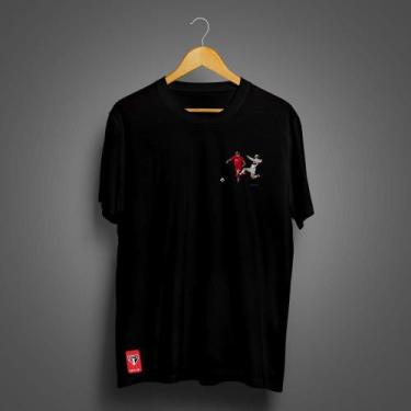 Imagem de Camiseta São Paulo Masculina Zé Carretilha Carrinho Na Bola - M. Traja