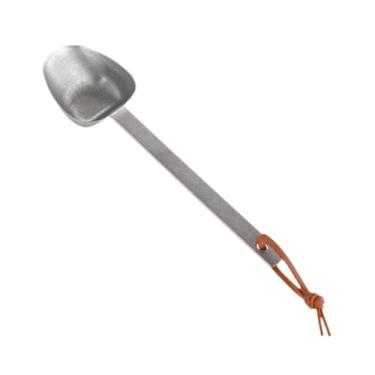 Imagem de Fenteer Colher de café mexendo colher cabeça triangular colher de sopa de medição para tempero cozimento açúcar café suprimentos de cozinha, Retrô