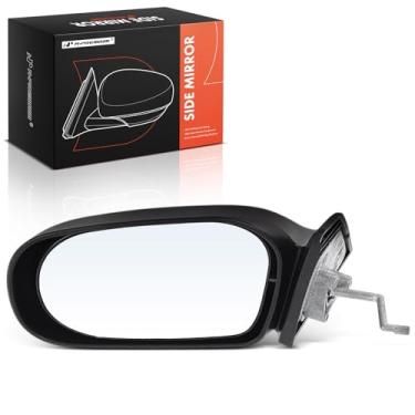 Imagem de A-Premium Espelho retrovisor externo externo preto não dobrável, compatível com Toyota Tercel 1991-1994