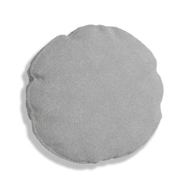 Imagem de Almofada Bolacha Redonda Cookie 40x40 Cm Boucle 7 Decor Prata