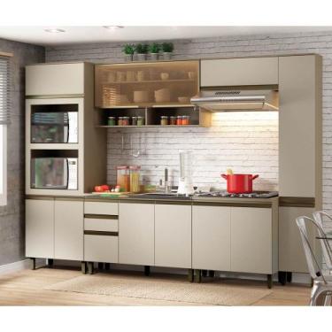 Imagem de Cozinha Completa 306,5cm 6 Peças com Torre Quente e Paneleiro 12 Porta