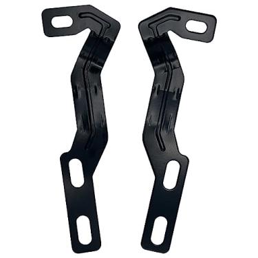 Imagem de CIADAZ Dobradiça do capô vala suporte de montagem de luz LED suporte de substituição de holofotes de liga de alumínio para Tacoma2016-2020