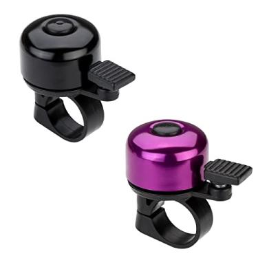 Imagem de Paliston Campainha De Bicicleta Com Som Nítido Para Adultos, Crianças, Meninos E Meninas, Preta Roxa