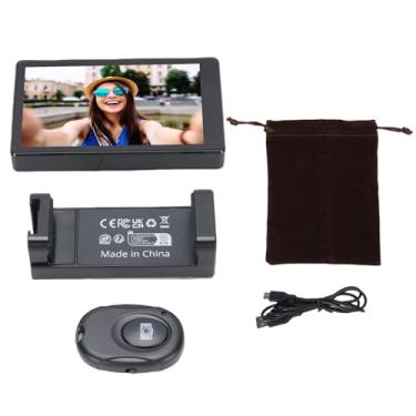 Imagem de EBTOOLS Tela do Monitor de Selfie, Transferência WiFi 5G 2.4G, Tela de 3,97 Polegadas, Remoto Bluetooth, 1100mAh, Usando Câmera Traseira do Telefone para Selfie, Vlog, Transmissão Ao