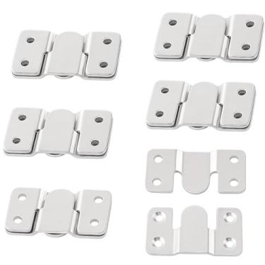 Imagem de VinBee 12 peças 54 x 30 mm (2-1/8 x 1-3/16") suportes de quadro de montagem embutida interligados