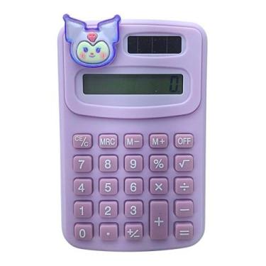 Imagem de Calculadora de Bolso e Mesa Solar Decorada 08 Dígitos Sanrio Turma Hel