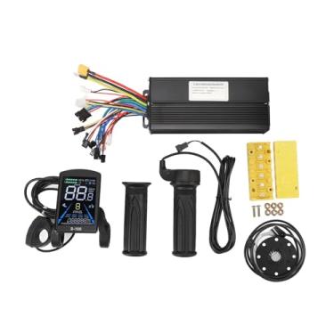 Imagem de Bicicleta elétrica Kit de Conversão 40A 3 Modo Sine Wave Motor Controller S100 Tela Colorida Painel 20X Acelerador Handle 8 Ímãs Pedal Assist Sensor para 36V 48V 52V Brushless