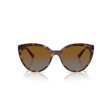 Imagem de Óculos de Sol Vogue Eyewear Polarizado 0VO5634SB 1508T5 Tam 53 / Marrom Havana - Lentes Cinza Gradiente