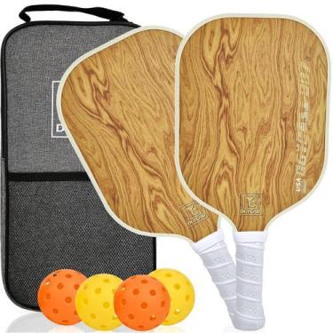 Imagem de Conjunto de pás Pickleball YC DGYCASI 2024 aprovado pela USAPA x2