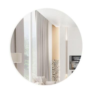 Imagem de Painel Espelhado Redondo Decorativo Basic  ES11 Off White - Dalla Cost