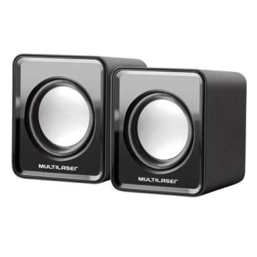 Imagem de Caixa De Som Mini 3W Usb 2.0 Pto. Piano Sp144 - Multilaser - A.R Varie
