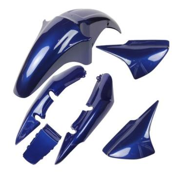 Imagem de Kit Carenagem Pintadas Paralama Rabeta Tampas Titan 150 ano 2004 a 200