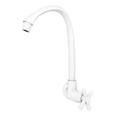 Imagem de 2X Torneira Coz Parede Bica Móvel Alta Tigre Cross 1/2 3/4 B