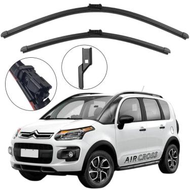 Imagem de Kit Palheta Dianteira Aircross 2011 a 2015 Limpador de Parabrisa de Silicone